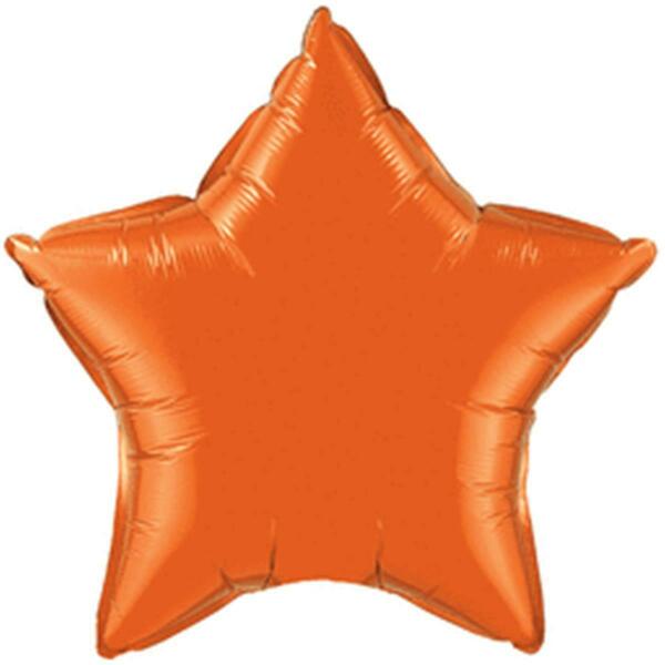 Pioneer 20 in. Orange Star Foil Balloon 18884